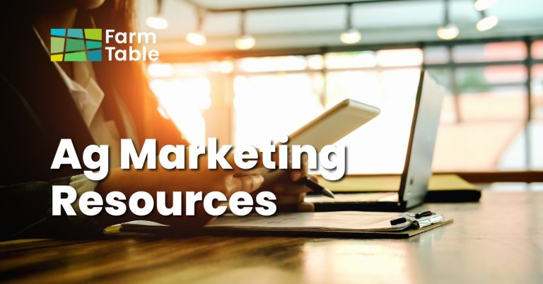 ag marketing Farm Table