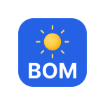 BOM app icon logo