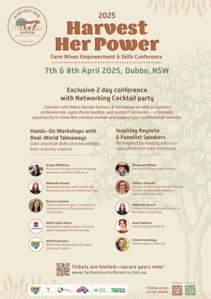 poster 2025 harvest her power