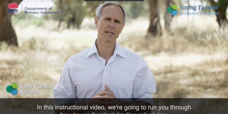 Understanding a livestock trading timetable